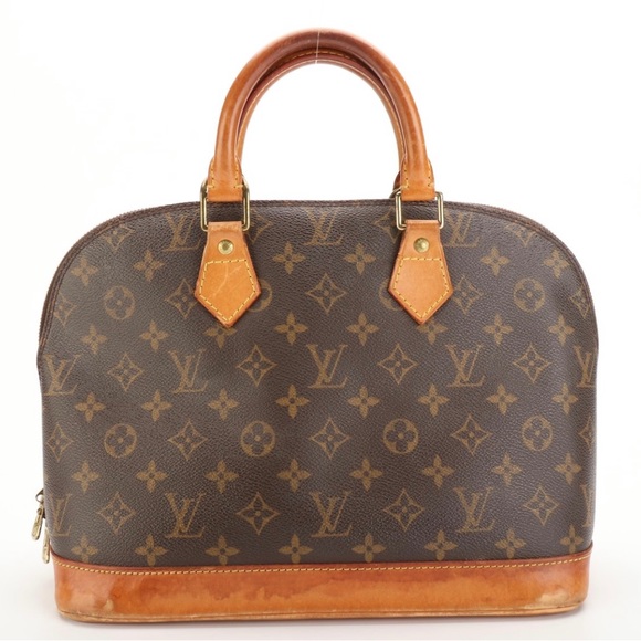 Louis Vuitton classic monogrammed Alma bag, lightly worn (Authenticated) - Picture 4 of 11